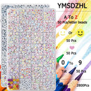 YMSDZHL Alphabet Beads A-Z 1900Pcs Letter Bead for Bracelet Jewelry Making — 5