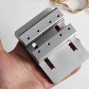 Leather Edge Trimmer for Belts and Straps, Adjustable Desktop Leather Edge Beveler Tool, Aluminum Leather Edger Machine for 3.5-4.5mm Thick Leather, DIY Leathercraft Belt Strap Finishing | Small(3.5-4.5mm) — 3