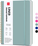 deli Green Lined Spiral Journal Notebook, 160 Pages, A5 (5.5"x8") Hardcover Writing Notebook, College Ruled Spiral Bound Journal for Women & Men - Perfect for Work, School, Office & Note Taking — 1