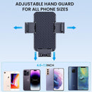 GUWEZ Phone Holders for Your Car [Military Grade Suction Ultra Strong Base] Cell Phone Car Holder 3 in 1 Dashboard Accents/Windshield/Air Vent Hands-Free for Video Installation Kit iPhone Android | Model-A photo 5