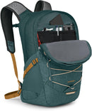 Osprey Quasar Commuter Backpack, Blue OS | Torrent Blue Heather — 7