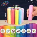 Sidewalk Chalks Set: 200Pcs in 20 Color Jumbo Washable Chalk for Kids | 1 Count (Pack of 200) — 3