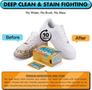 COZGO Shoe Cleaner Wipes, Shoe Cleaning Wipes for Sneakers, Leather, Canvas, Portable On-the-Go Shoe Care for Stain Removal — 4