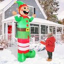 TURNMEON 6 Ft Height Christmas Inflatables Elf Christmas Decorations Outdoor with Built-in LED Lights, Blow up Yard Christmas Decoration for Holiday Party Outside Yard Garden Lawn Party Xmas Decor — 6