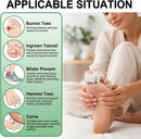 4 pcs Cuttable Toe Tubes Sleeves Foam Toes Sleeve Protectors Foam Bandages Tube Toe Cushion Soft Pads for Feet Remover Bunion Hammer Fabric Corns Calluses Blisters Relief Pressure — 7