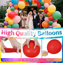 120 Balloons Rainbow Thickened 12 Inch, Assorted Color Latex Balloons Made With Strong Multicolored Latex for Birthday Baby Shower Wedding Party Supplies Arch Garland Decoration | 12inch (Normal) | B24-120multi — 2