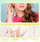Dowsabel Clay Beads Bracelet Making Kit for Beginner, 5000 Pcs Preppy Polymer Clay Beads with Charms Kit for Jewelry… — 3