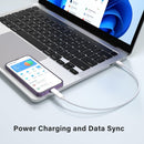 USB C Type C to Lightning Adapter MFi Certified 4 Pack 27W Fast Charging Support Data Sync,Lightning to USB Type C Cable Adapter for iPhone/iPad/for Airpods,with Anti-Lost Loop,Not for Audio/OTG photo 4