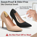 Dr. Shoesert Soft Gel Heel Grips for Shoes Too Big (4 Pairs + Shoehorn) - Beige — 6