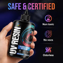 CRAFT RESIN 1000g UV Resin Kit Hard Type Low Viscosity – Crystal Clear and No-Yellowing UV Resin Glue for DIY,… — 6