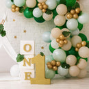 RUBFAC 87pcs Dark Green Balloons Different Sizes 18 12 10 5 Inch for Garland Arch, Green Latex Balloons for Birthday Party Baby Shower Wedding Halloween Christmas Party Decoration — 4
