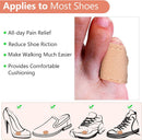 Nuanchu 60 Pieces Bunion Cushions Self-Adhesive Bunion Pads Foot Callus Patches Foot Blister Shoe Accessories Women Men Feet Heel Protector Pads(Skin Color,M) (Pack of 3) | M (Pack of 3) — 4