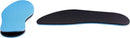Amitataha 2 Pairs Breathable Insoles, Super-Soft, Sweat-Absorbent, Double-Colored and Double-Layered Shoe Inserts of Foam that Fit in Any Shoes (Blue/Black, 5-6.5 Women/4-5.5 Men) — 3