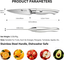 MAD SHARK Paring Knife 3.5 inch Ultra Sharp German Stainless Steel — 5