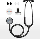 Paramed Stethoscope - Classic Dual Head - for Doctors, Nurses, Med Students, Professional Pediatric, Medical, Cardiology, Home Use - Extra Diaphragm, 4 Eartips, Accessory Case, Name Tag - 29.5 inch — 2
