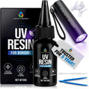 Craft Resin UV Bonding Kit with Light. Fast-Cure Glue for Quick Repairs 30g — 1