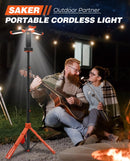 Saker Portable Camping Light with Stand 12000mAh 73.2" Work Light LD10 | 12000mAh Standard — 4