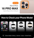 TORRAS Magnetic Slim-Fit for iPhone 16 Pro Max Case Thin Black — 2
