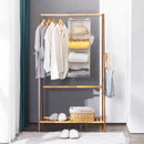 YOUDENOVA Hanging Closet Organizer and Storage for Clothes, 4-Shelf, Beige — 4