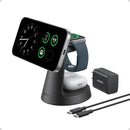 Anker MagSafe Charger Compatible, MagGo 3-in-1 Qi2 15W Charging Station photo 1