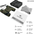 VULNESS Binoculars for Adults, Small Mini Travel Essentials, 8X21, Camo — 5