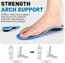 240lbs+ Plantar Fasciitis Pain Relief Insole Orthotic Insert - Dark-blue - MEN (9-9 1/2)|WOMEN (11-11 1/2)--280MM — 5
