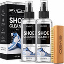 EVEO Shoe Cleaner Kit - 2 Pack Shoe Cleaning Kit, Deep Cleaning White Sneaker Cleaner, Leather & White Shoe Cleaner | 4oz — 1