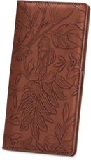 FALAN MULE Ultra Slim Thin Wallet for Women Bifold Leather RFID Blocking Designer Credit Card Holder