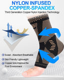 LISEPWU Copper Ankle Brace for Men & Women, Ankle Compression Sleeve 1 Pair — 5