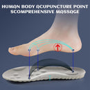 Massage Insole - 2 Pairs of Foot Insoles for Kids & Youth, 4D Cloud-Like Insoles for Women Men (Orange,5Y-6Y) — 6