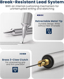 STAGEEK 0.7mm Mechanical Pencil, Drawing Pencil, with Eraser, 60 HB Leads | Blue — 4