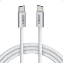 Anker Zolo USB C to USB C Cable, 240W Fast Charging Cable (6 ft, White) 1