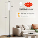 Ambimall 64" Floor Lamp with 9W LED Bulb & Beige Lampshade — 2