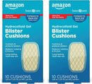 Amazon Basic Care Extreme Hydrocolloid Gel Blister Cushion Bandages, Self-Adhesive, Reduces Rubbing & Friction, Long-Lasting Multi-Day Use, 1.65 in x 2.67 in, 10 ct (Pack of 2) | 10 Count (Pack of 2) — 1