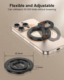 MagSafe Phone Grip Holder Dual-Sided Magnetic Finger Ring with Kickstand photo 3
