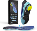 Carbon Fiber Insole for Women & Men - Performance Sport Insoles - Metatarsal Pain Relief Inserts - Turf Toe Relief for Athletes - XS - Women: 7-7.5 — 1