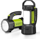 AlpsWolf Camping Lantern Rechargeable, 2 Pack Same LED Flashlight Spotlight Lantern with 800LM, 3600 mAh, Portable Bright Camping Light for Emergency Hurricane, Outdoor Hiking Power Outages | Green — 1