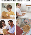 Round Wooden Labyrinth Board Game - Marble Maze for Education and Fun, Toddler Activity Board, Brain Teaser Puzzle Logic Game with Two Metal Balls for Kids, Adults, Teens, Boys, and Girls — 5