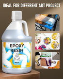 INCLY Epoxy Resin 1 Gallon, Crystal Clear Bubbles Free Resin Supplies — 6