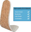 Endoto Cork Insoles for Hey Dude Replacement Inserts Soles - Men's / US Men6-EU39 — 5