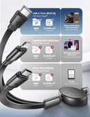 LISEN Multi Charging Cable, Retractable Car Charger for Multiple Devices 2