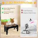 COMESOON Elevated Dog Bowls for Small Medium Dogs, 3 Height Adjustable Raised…