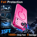 for iPhone 17 Pro Max Case with Privacy Screen Protector, Hot Pink — 5