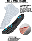 4D Cloud Insoles for Men, Arch Support Insoles, Memory Foam Insoles, Steppers Insoles Shock Absorption and Cushioning Sports Shoe Insoles for Standing All Day (Graphene Black, Men 8-14（12.4 Inch) — 5