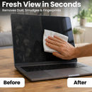 EVEO Screen Wipes (150 Pack) - Electronic Wipes, Computer Screen Cleaner Wipes for Electronics | Computer Screen Wipes & Laptop Cleaner, Phone Wipes, Car Screen Cleaner & More - Microfiber Included photo 5