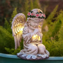 Sharita Solar Angel Garden Statues Outdoor,Garden Angel,Praying Angels Figurines