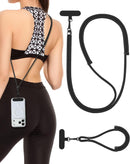 VVAAGG Cell Phone Lanyard for iPhone - Crossbody Phone Strap Black photo 1