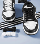 Sechunk | Flat Cotton Shoelace set of 2 pairs Various colors Multiple lengths | White Black — 4