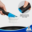 MR.SIGA Soap Dispensing Dish Brush, Kitchen Brush for Pot Pan Sink Cleaning — 3