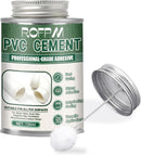 PVC Cement Pipe Glue 4.39floz, Waterproof High Strength PVC Adhesive — 1